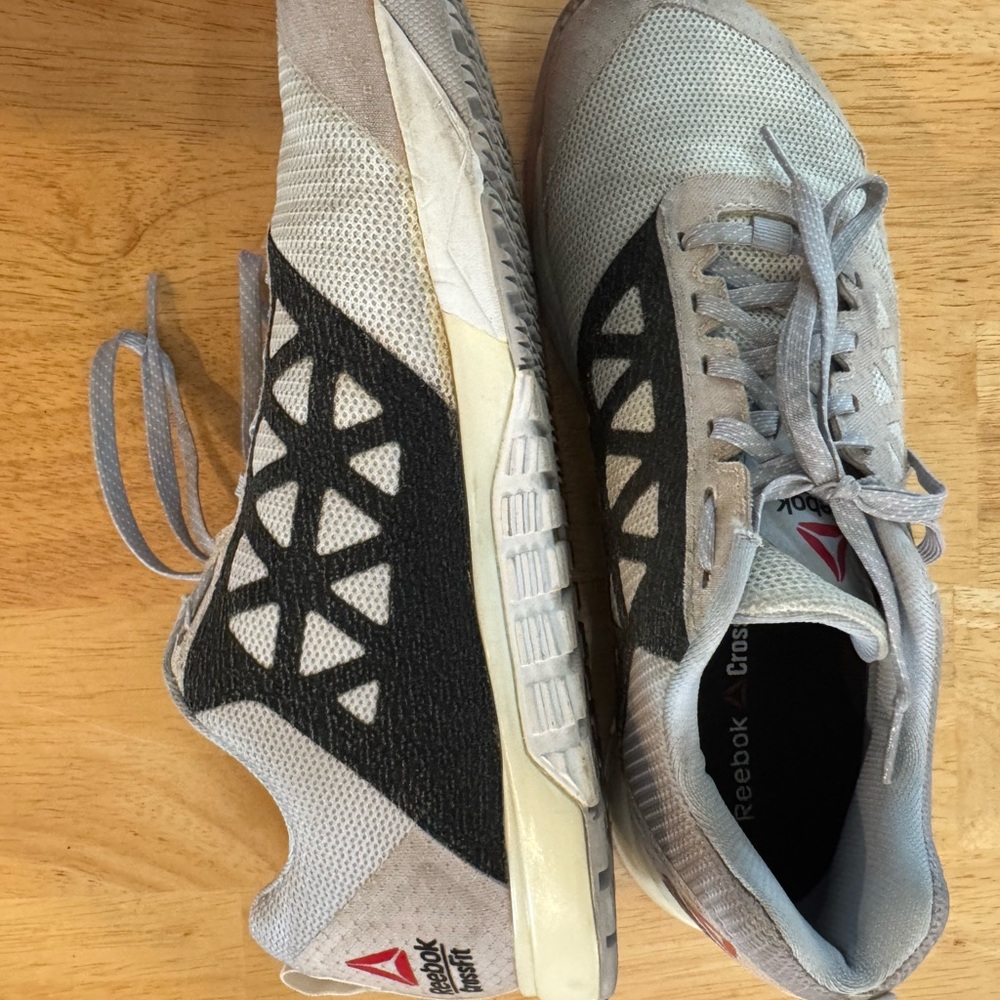 Reebok Gray and Black Nano Sneakers